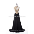 New Design Sexy Backless One Shoulder Evening Dress Crystal Tassel Party Dress